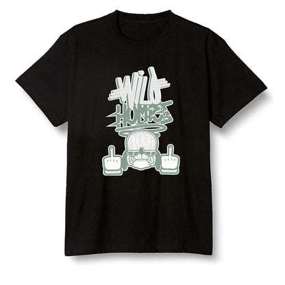 Pop Colour AJ1 Low Retro 'White' White/White-Metallic Silver - Wild Homies  - Black Men T-shirt