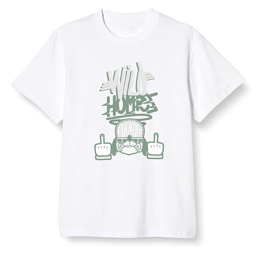 Pop Colour AJ1 Low Retro 'White' White/White-Metallic Silver - Wild Homies  - White Men T-shirt