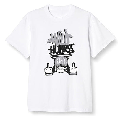 Pop Colour AJ1 Low 'Triple Black' Black - Wild Homies  - White Men T-shirt