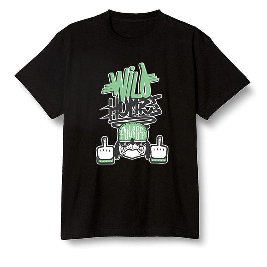 Pop Colour AJ1 Retro High OG Pine Green J10456 - Wild Homies  - Black Men T-shirt