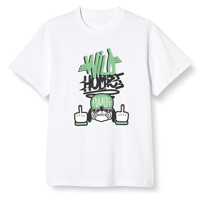 Pop Colour AJ1 Retro High OG Pine Green J10456 - Wild Homies  - White Men T-shirt