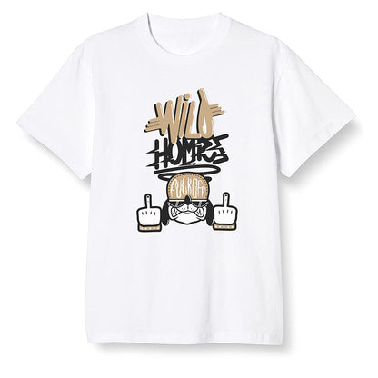 Pop Colour AJ1 Retro High OGetallic Gold - Wild Homies  - White Men T-shirt
