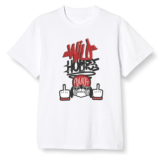 Pop Colour AJ1 Retro High OG Chicago - Wild Homies  - White Men T-shirt
