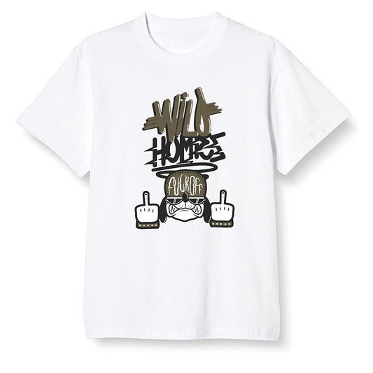 Pop Colour AJ1 Retro High Dark Mocha - Wild Homies  - White Men T-shirt