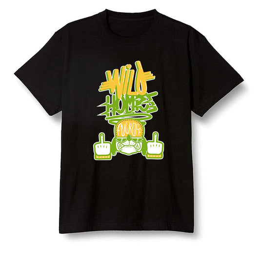 Pop Colour AJ1 Retro High OG Volt Gold - Wild Homies  - Black Men T-shirt