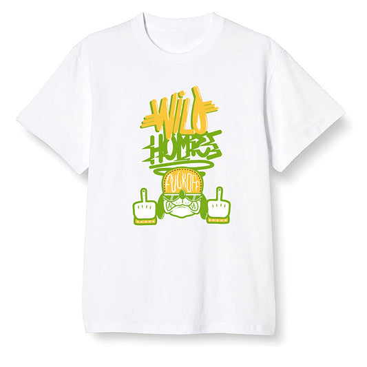 Pop Colour AJ1 Retro High OG Volt Gold - Wild Homies  - White Men T-shirt