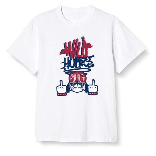 Pop Colour AJ1 Retro High OG Light Smoke Grey - Wild Homies  - White Men T-shirt