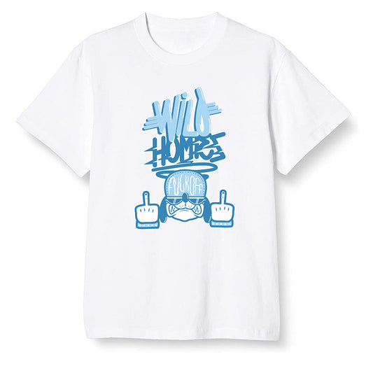 Pop Colour AJ1 Retro High OG University Blue - Wild Homies  - White Men T-shirt