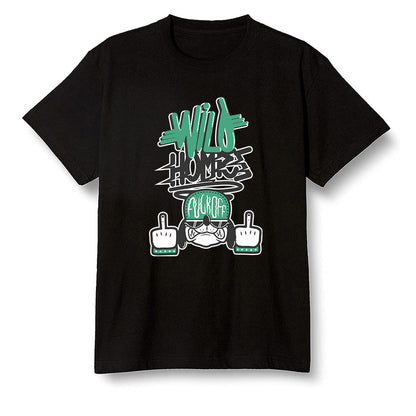 Pop Colour AJ1 Retro High OG Pine Green J10443 - Wild Homies  - Black Men T-shirt