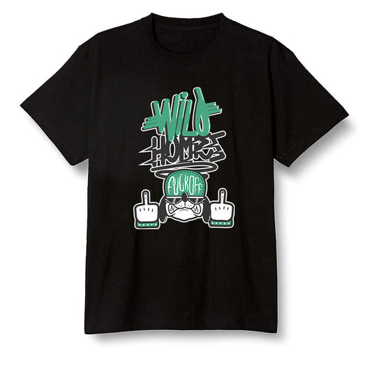 Pop Colour AJ1 Retro High OG Pine Green J10443 - Wild Homies  - Black Men T-shirt