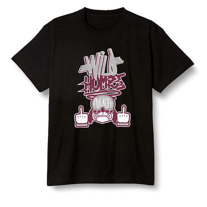 Pop Colour AJ1 Retro High OG Bordeaux - Wild Homies  - Black Men T-shirt