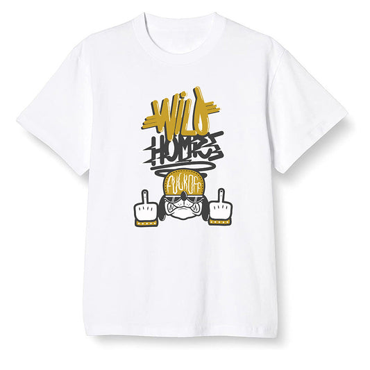 Pop Colour AJ1 Retro High OG Rookie Of The Year - Wild Homies  - White Men T-shirt