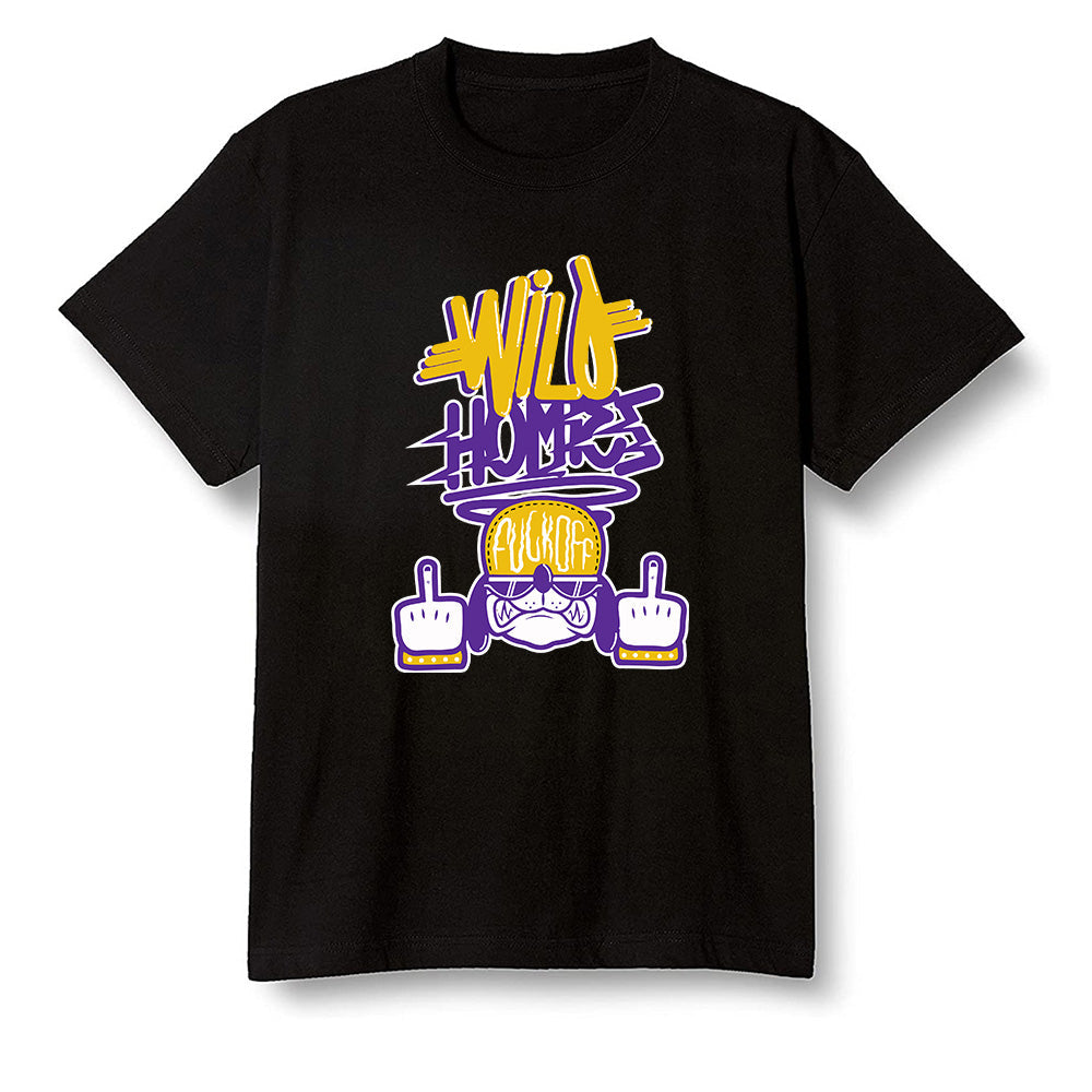Pop Colour AJ1 Mid SE University Gold - Wild Homies  - Black Men T-shirt