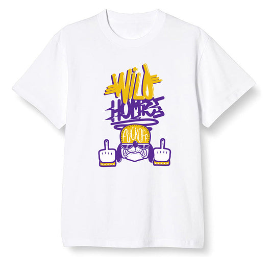 Pop Colour AJ1 Mid SE University Gold - Wild Homies  - White Men T-shirt