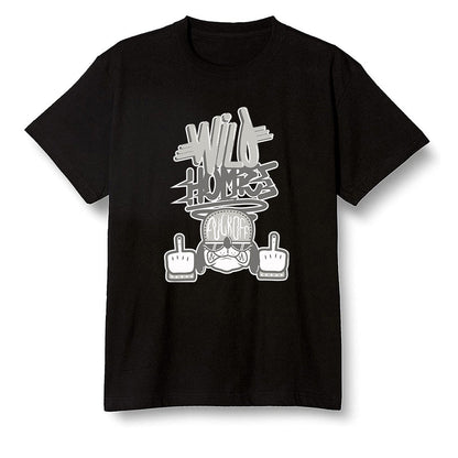 Pop Colour AJ1 Retro High '85 OG Neutral Grey - Wild Homies  - Black Men T-shirt