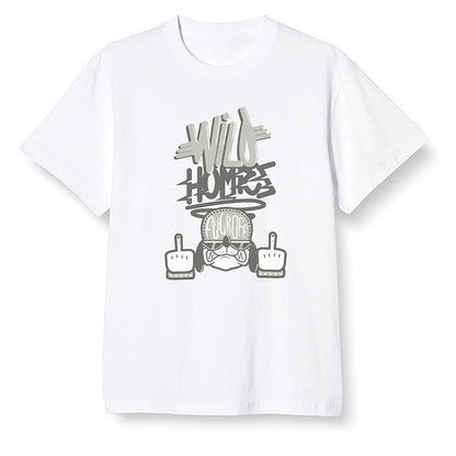 Pop Colour AJ1 Retro High '85 OG Neutral Grey - Wild Homies  - White Men T-shirt