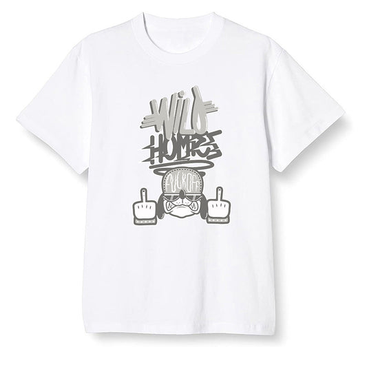 Pop Colour AJ1 Retro High '85 OG Neutral Grey - Wild Homies  - White Men T-shirt