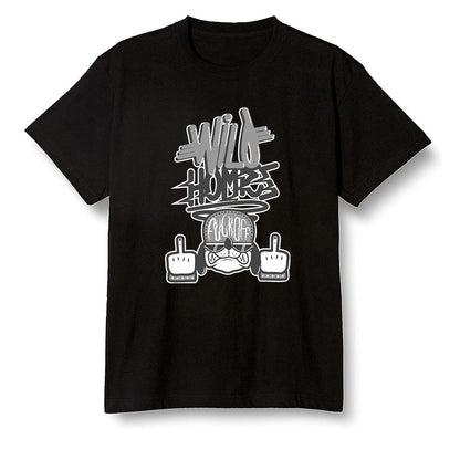 Pop Colour AJ1 High OG Silver TOE - Wild Homies  - Black Men T-shirt