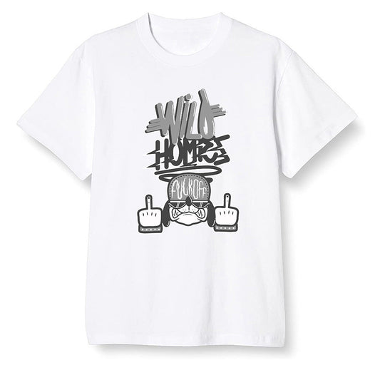 Pop Colour AJ1 High OG Silver TOE - Wild Homies  - White Men T-shirt