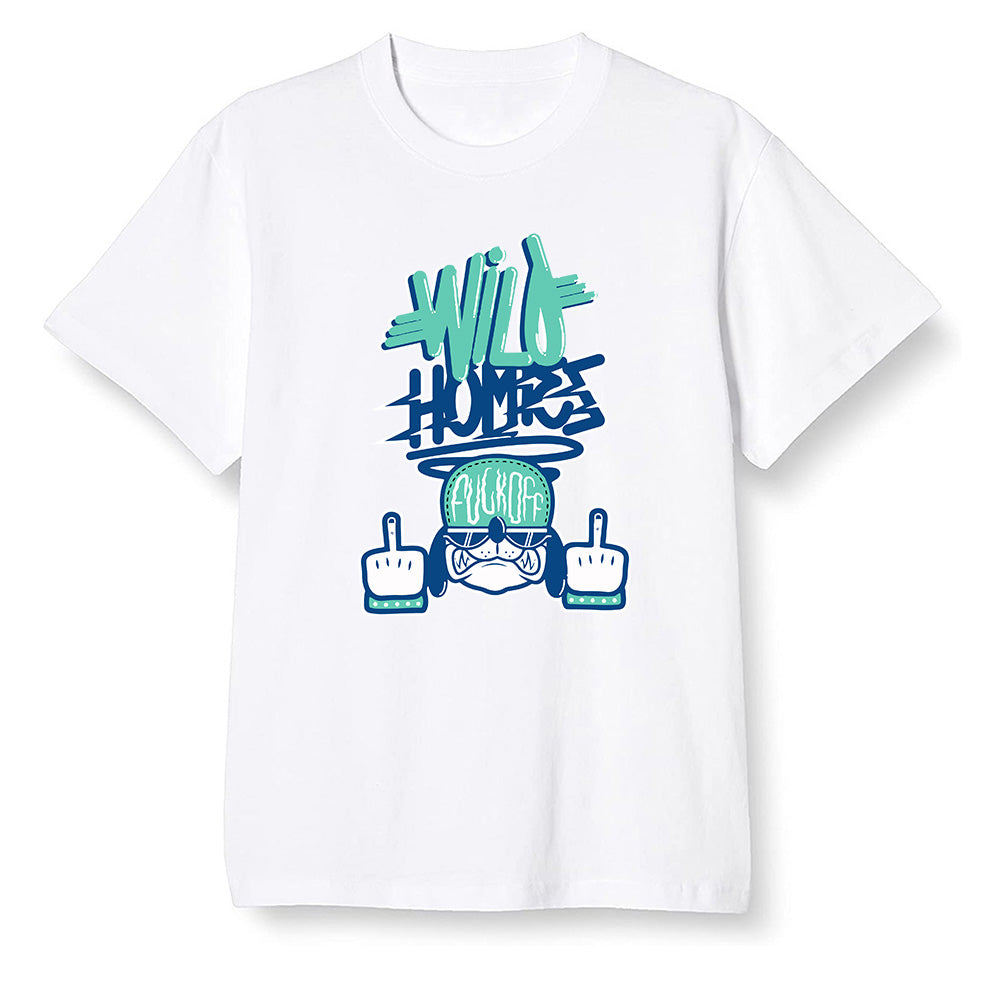 Pop Colour AJ1 High OG TIE DYE - Wild Homies  - White Men T-shirt
