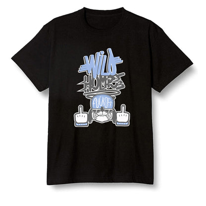 Pop Colour AJ1 High OG Wolf Grey/Sail/Photon Dust/White - Wild Homies  - Black Men T-shirt