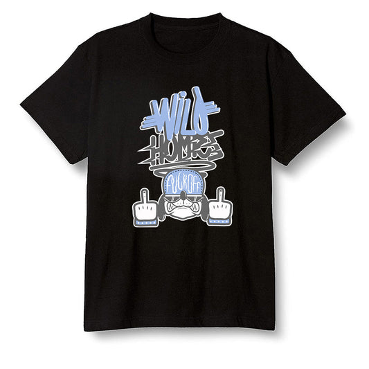 Pop Colour AJ1 High OG Wolf Grey/Sail/Photon Dust/White - Wild Homies  - Black Men T-shirt