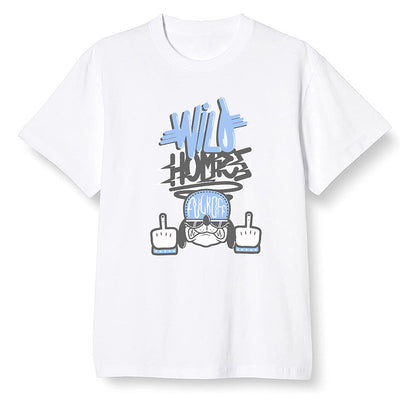 Pop Colour AJ1 Low Wolf Grey/Sail/Photon Dust/White - Wild Homies  - White Men T-shirt