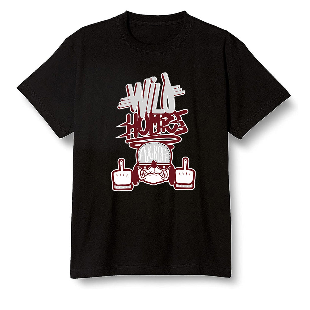 Pop Colour AJ1 Retro High OG SP White/Royal/Varsity Red/Black - Wild Homies  - Black Men T-shirt