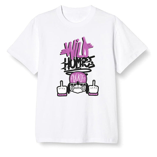 Pop Colour AJ1 Zoom Cmft Psg - Wild Homies  - White Men T-shirt