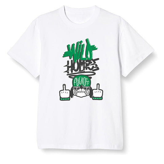 Pop Colour AJ1 High OG Lucky Green - Wild Homies  - White Men T-shirt