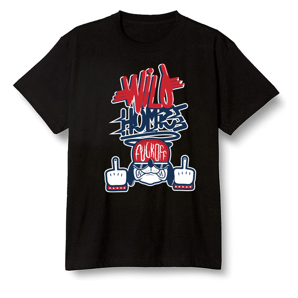 Pop Colour AJ13 Retro HE Got Game - Wild Homies - Black Men T-shirt