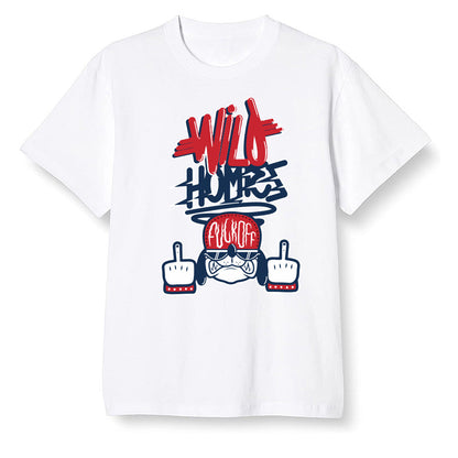 Pop Colour AJ13 Retro HE Got Game - Wild Homies - White Men T-shirt