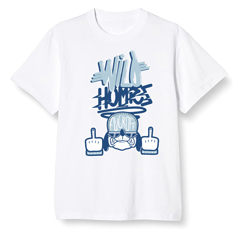 Pop Colour AJ13 Retro Flint - Wild Homies - White Men T-shirt