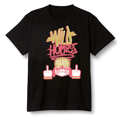 Pop Colour AJ13 Retro CNY - Wild Homies - Black Men T-shirt