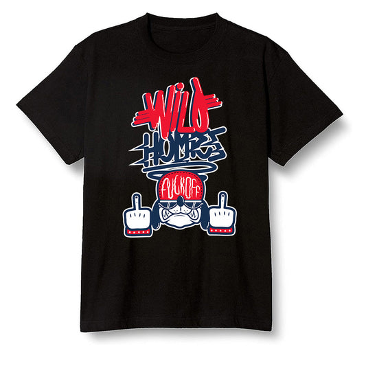 Pop Colour AJ6 Retro Black Infrared - Wild Homies - Black Men T-shirt