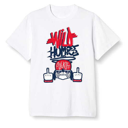 Pop Colour AJ6 Retro Black Infrared - Wild Homies - White Men T-shirt
