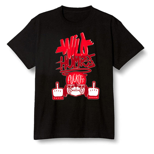 Pop Colour AJ6 Retro White Infrared - Wild Homies - Black Men T-shirt