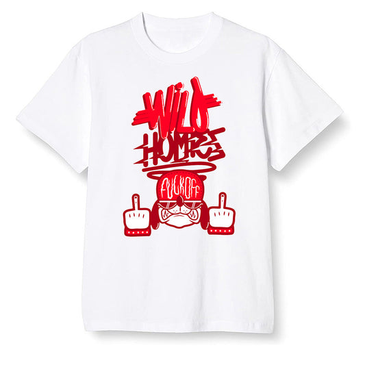 Pop Colour AJ6 Retro White Infrared - Wild Homies - White Men T-shirt