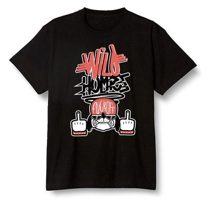Pop Colour AJ6 Retro NRG Rust Pink - Wild Homies - Black Men T-shirt