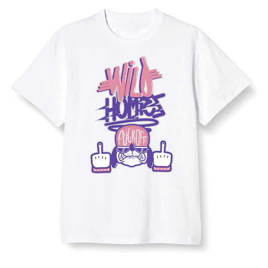 Pop Colour AJ6 Retro Ltr Flint - Wild Homies - White Men T-shirt