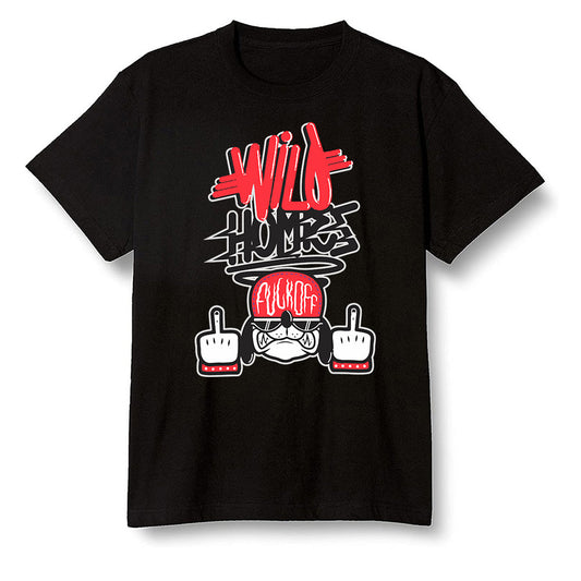 Nike Pop Colour AJ6 Retro Reflective Infrared - Wild Homies - Black Men T-shirt