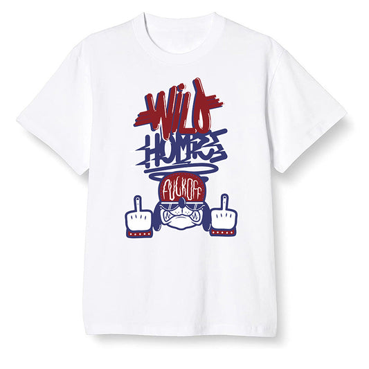 Pop Colour AJ6 Retro 'Doernbecher' 2019 Midnight Navy/White-Varsity Red-Metallic Gold - Wild Homies - White Men T-shirt