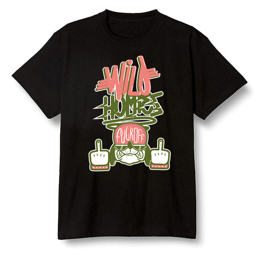 Pop Colour AJ6 Retro SP Travis Scott - Medium Olive - Wild Homies - Black Men T-shirt