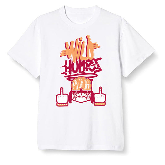 Pop Colour AJ6 Retro Hare - Wild Homies - White Men T-shirt