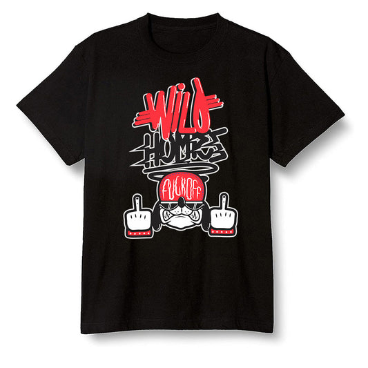 Pop Colour AJ6 Retro Psg Iron Grey Infrared - Wild Homies - Black Men T-shirt
