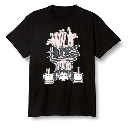 Pop Colour AJ6 Retro Gold Hoops - Wild Homies - Black Men T-shirt