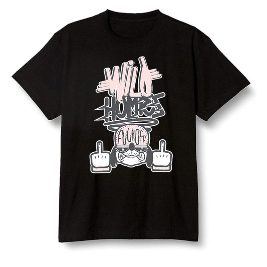 Pop Colour AJ6 Retro Gold Hoops - Wild Homies - Black Men T-shirt