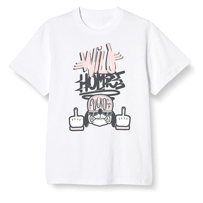 Pop Colour AJ6 Retro Gold Hoops - Wild Homies - White Men T-shirt