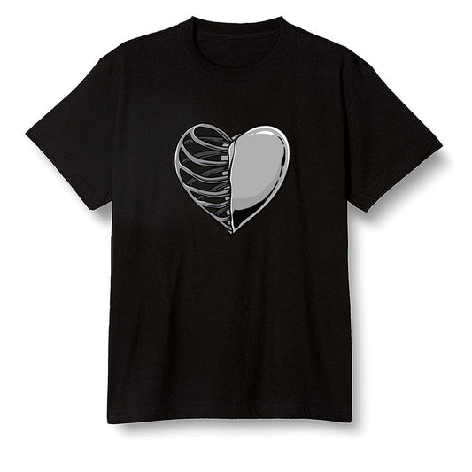 Pop Colour AJ1 Retro High OG Rebellionaire - Your heart  - Black Men T-shirt