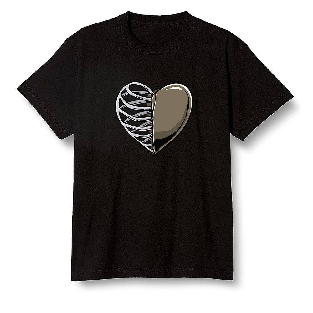 Pop Colour AJ1 Retro High Dark Mocha - Your heart  - Black Men T-shirt